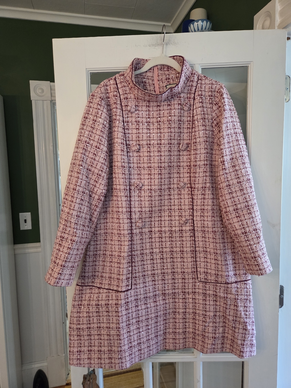 Tuckernuck Pink Tweed Shift Dress - Size XXL - Picture 6 of 13